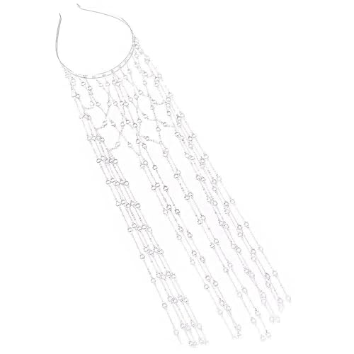Quasten-Stirnband Frauen Quaste Haarbänder Ballkleid Haarschmuck für Damen und Mädchen von DUMRALBQE