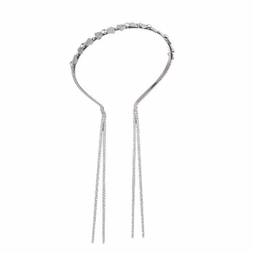 Quasten-Stirnband Frauen Schleife Quaste Haarband Temperament Haarschmuck für Damen und Mädchen von DUMRALBQE