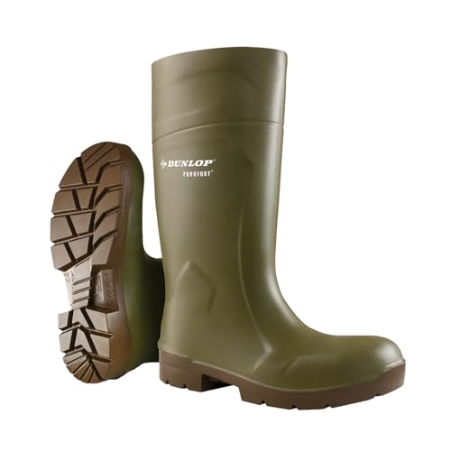 DUNLOP FoodPro MultiGrip Safety Gummistiefel, Grün, 39 EU von DUNLOP