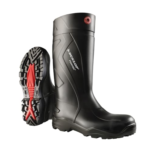 DUNLOP Herren Purofort+ Sicherheits-Gummistiefel, Schwarz von DUNLOP