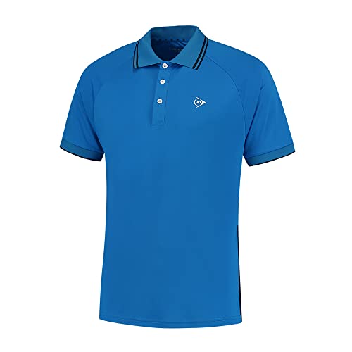 DUNLOP Herren Sport Tennis Polo – Club Line, Blau von DUNLOP