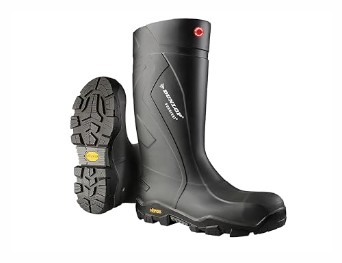 Dunlop Protective Footwear, CC22A33, Purofort+ Reliance Full Safety mit Vibram, Schwarz, Größe 40 EU von DUNLOP