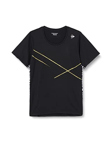 DUNLOP Sports Damen Dames Game thee 1 Tennis Shirt, Schwarz, XS EU DUNLOP Sports Damen Dames Game thee 1 Tennis Shirt, Schwarz, XS EU von DUNLOP