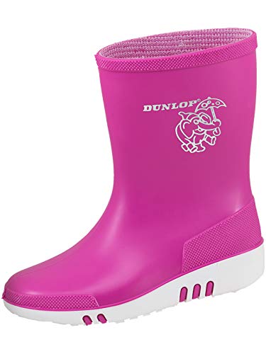 Dunlop Unisex-Kinder Sport Retail Gummistiefel, Rosa, 23 EU von DUNLOP