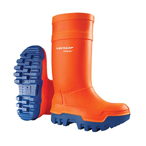 DUNLOP Unisex Purofort Thermo+ Sicherheitsstiefel, Orange, 43 EU von DUNLOP