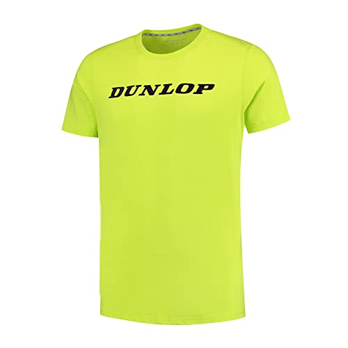 DUNLOP Unisex T-Shirt – Essentials Line, 100% Baumwolle, Gelb von DUNLOP