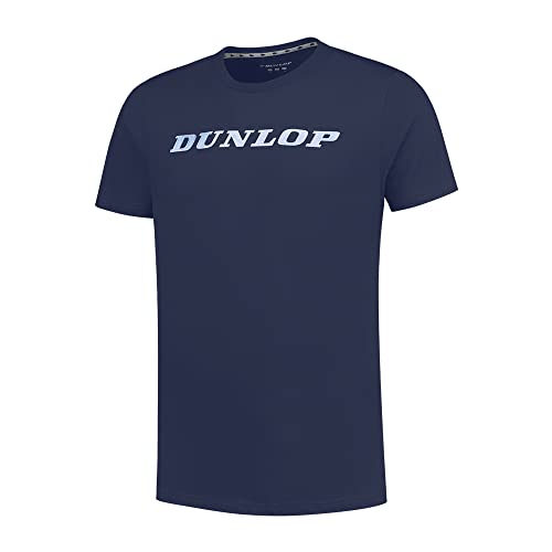 DUNLOP Unisex T-Shirt – Essentials Line, 100% Baumwolle, Navy von DUNLOP