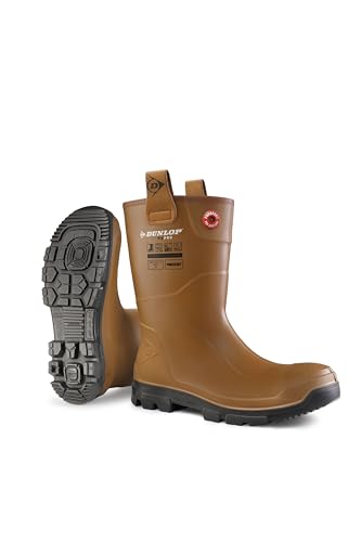 Dunlop Protective Footwear, LJ2HR48, Purofort RigPRO Full Safety Pelzfutter, Braun, Größe 40 EU von DUNLOP