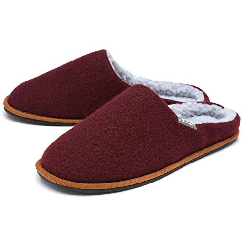 Dunlop Mens Julian Mule Slippers MTO - Burgundy - UK 7 von DUNLOP
