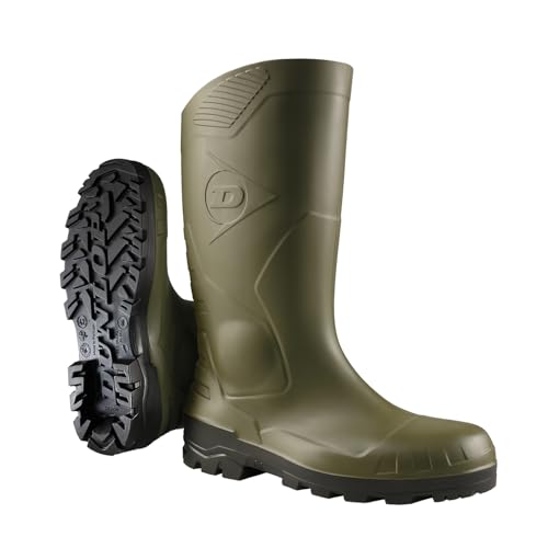 Dunlop Protective Footwear Devon full safety Unisex-Erwachsene Gummistiefel, Grün 45 EU von DUNLOP