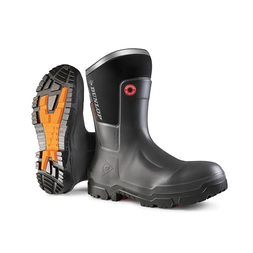Dunlop Protective Footwear Unisex Snugboot Work, Knee Boot, Grey, 48 EU von DUNLOP