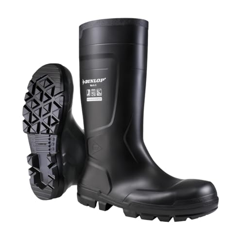 Dunlop Protective Footwear Unisex Work-It Full Safety Sicherheitsstiefel, Black, 41 EU von DUNLOP