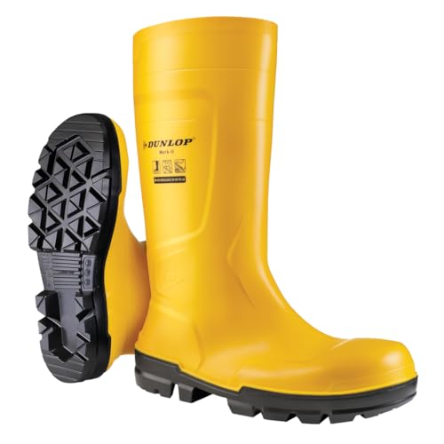 Dunlop Protective Footwear Unisex Work-It Full Safety Sicherheitsstiefel, Yellow, 38 EU von DUNLOP