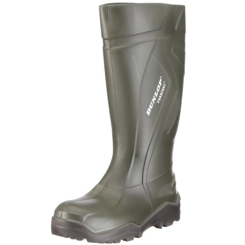 Dunlop Purofort + Nicht-Sicherheits-Gummistiefel.Robust, leicht und warm.GB-Größen 4-14., Grün - grün - Größe: 47 EU von DUNLOP