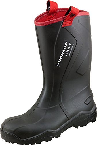 Dunlop Purofort + Rugged Gummistiefel,Arbeitsstiefel,Regenstiefel,Baustiefel (39) von DUNLOP