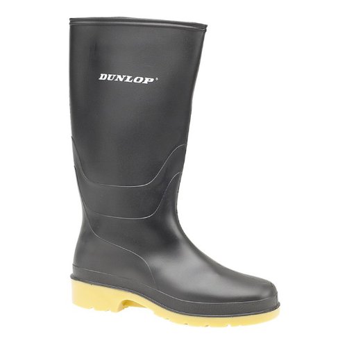 Dunlop Rapido PVC Laars Groen Langschaft-Stiefel, Unisex, Erwachsene , Schwarz - schwarz - Größe: 39 EU von DUNLOP
