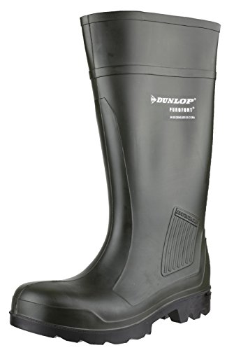 Dunlop Unisex Purofort Professional Full Safety Wellington Green, grün, 47 EU von DUNLOP