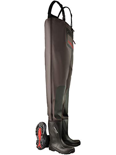 DUNLOP Watstiefel Purofort+ Wathose schwarz 45 von DUNLOP