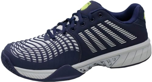 K-Swiss Performance Herren Express Light 3 Tennis Shoe, Peacoat/Gray Violet/Lime Green, 44 EU von DUNLOP