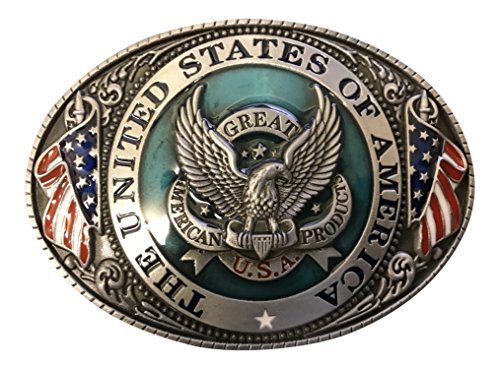 Buckle Gürtelschnalle Kopel The United States USA Adler von DUNN