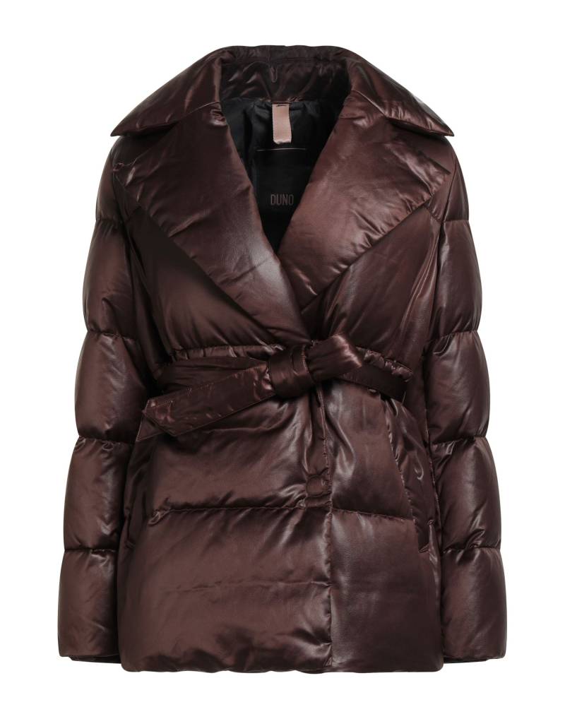DUNO Pufferjacke & Daunenjacke Damen Schokobraun von DUNO