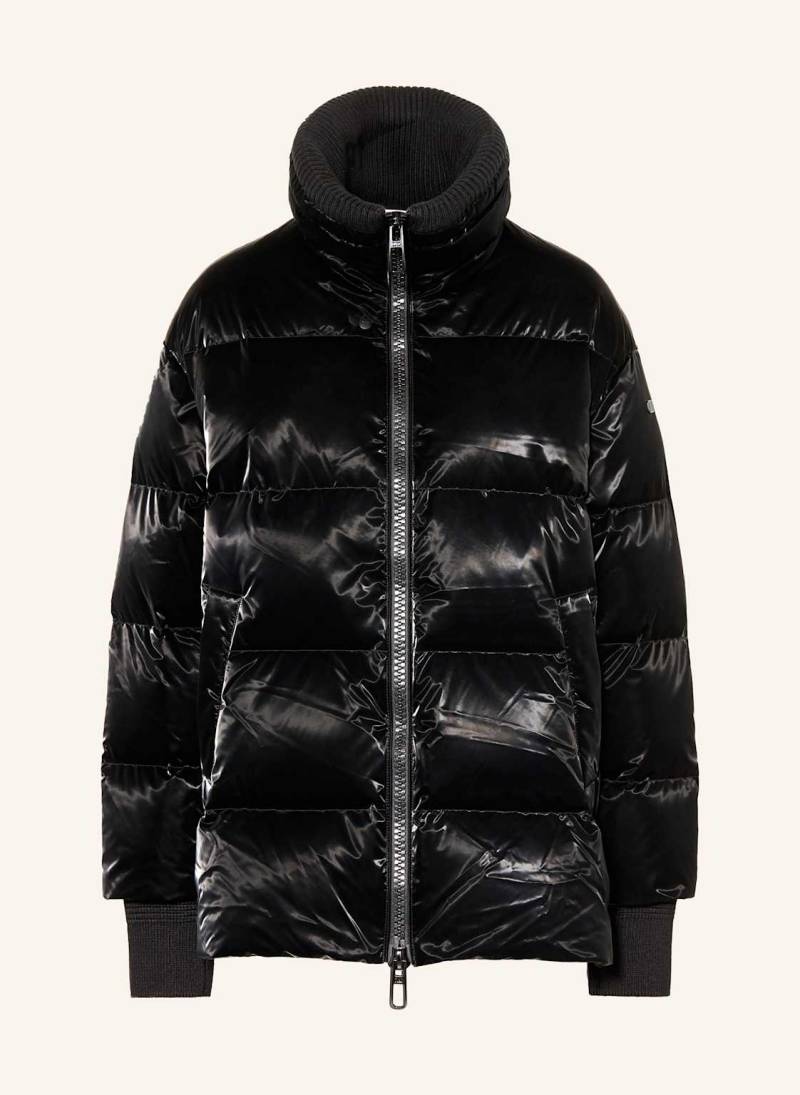 Duno Daunenjacke Glossy Gavia schwarz von DUNO
