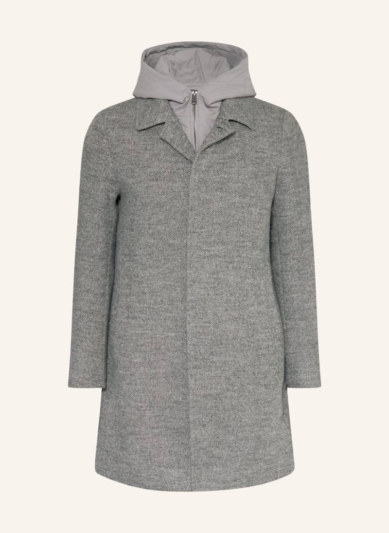 Duno Mantel Jasper Mit Herausnehmbarer Blende grau von DUNO