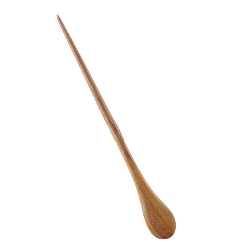 DUNSBY Haarnadel Stick Handgemachtes Pfirsich Holz geschnitzt Haarnadel Essstäbchen Haarstift Haarschmuck Retro-Stil Haar StylingTools Mädchen Geschenk (Color : B1) von DUNSBY