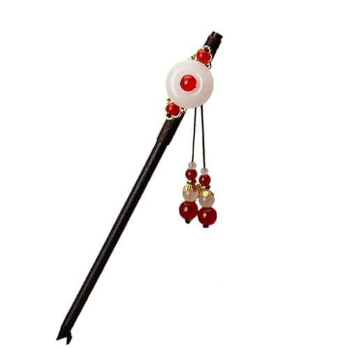 Haarnadel Holz Blumen Haarnadel for Frauen Haarstab for Mädchen Haarspange Haarschmuck Haarnadeln Damen Haar Stäbchen (Color : 19) von DUNSBY