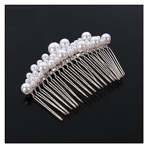 Haarschmuck Hochzeit Mix Stil Elegante Kristall Perle Blume Haarschmuck Hochzeit Haarschmuck Haarkamm Braut Haarspangen Tiara Haarschmuck (Color : 23) von DUNSBY