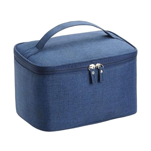 Kosmetiktasche Große Kapazitäts-Kosmetiktasche Reisen Praktische Toiletten-Aufbewahrungstasche Outdoor-Reisen wasserdichte Damen-Make-up-Tasche (Color : Blue) von DUNSBY