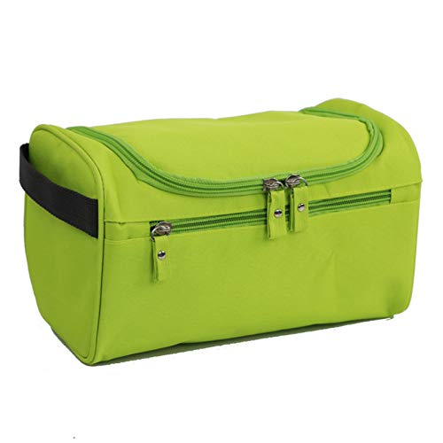 Kosmetiktasche Reißverschluss Mann Frauen wasserdichte Make-up Tasche Kosmetiktasche Beauty Case Make Up Organizer Kulturbeutel Kits Aufbewahrung Reise Waschbeutel (Color : Green) von DUNSBY