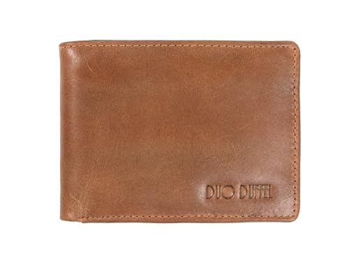 DUO DUFFEL Geldbörse aus Leder für Herren | Handgefertigt | Kredit-/Debitkarten-Steckplätze | 2 Währungsfächer | 2 Geheimfächer von DUO DUFFEL