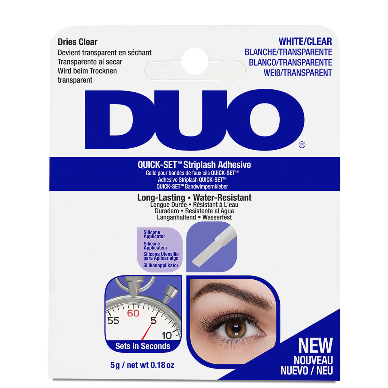 DUO Quick Set Striplash Adhesive - Clear 5g von DUO