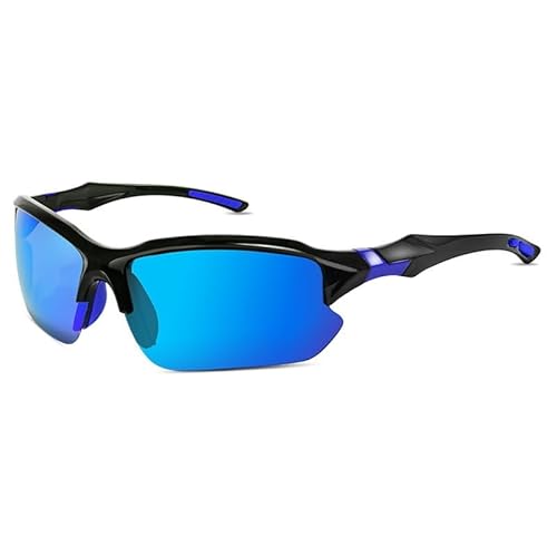 DUOBAGMA Herren Sportbrille Polarisierte Sonnenbrille Fahrerbrille Ultraleichte UV400-Schutz Männer Sonnenbrillen (F) von DUOBAGMA