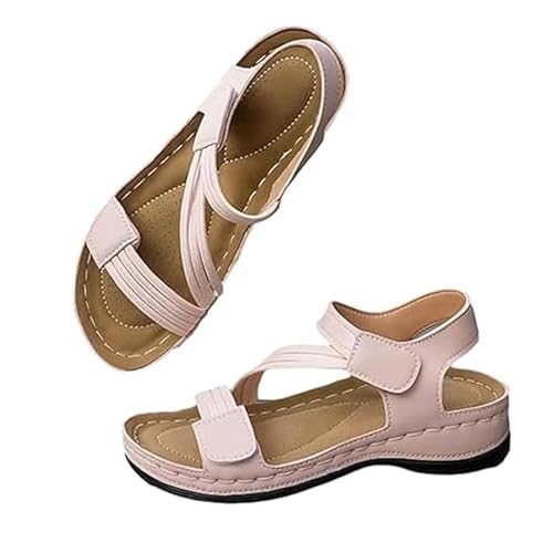 DUOCHSUA Damen Sommer Fischersandalen Weite Passform Orthopädische Wandersandalen mit verstellbarem Knöchelriemen Leichte Atmungsaktive Schuhe, rose, 40 EU DUOCHSUA Damen Sommer Fischersandalen Weite Passform Orthopädische Wandersandalen mit verstellbarem Knöchelriemen Leichte Atmungsaktive Schuhe, rose, 40 EU von DUOCHSUA