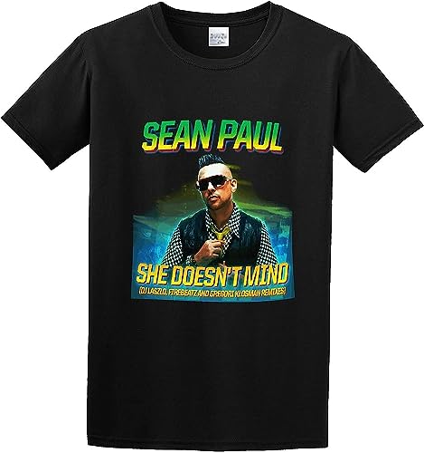 Men's Sean Paul She Doesnt Mind Men's T-Shirt Hemden(X-Large) von DUOD91HAO