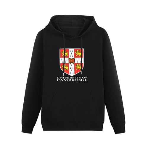 DUOJIMEI Cambridge University Logo Hoodies Long Sleeve Pullover Loose Mens Hoody Sweatershirt Size XL von DUOJIMEI