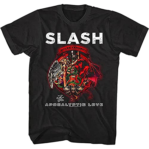 DUOJIMEI Slash Apocalyptic Love Album Men's T Shirt Myles Kennedy Conspirators Angel Size XL von DUOJIMEI