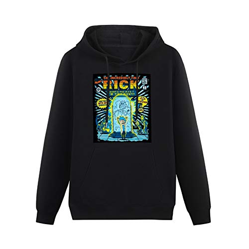 DUOJIMEI The Incredibly Tiny Rick Rivck and Morty Hoodies Pullover Long Sleeve Mens Sweatshirts Size XXL von DUOJIMEI