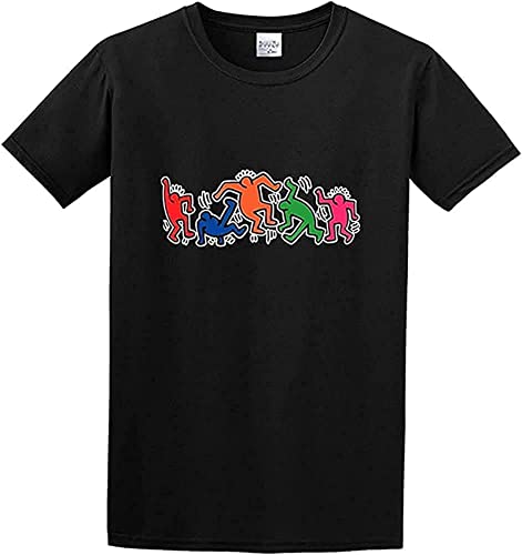 Men's Funny Kei%th Har%ing T-Shirt Short Sleeve T-Shirt Size XXL von DUOJIMEI