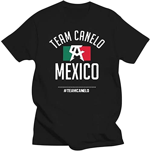 Mens Clothing Canelo Alvarez Team Flag T-Shirt Goldenboy BoxingGGG Size XL von DUOJIMEI