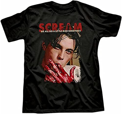 Rare Scream Scary Movie Graphic T Shirt Funny Vintage Gift for Men Size L von DUOJIMEI