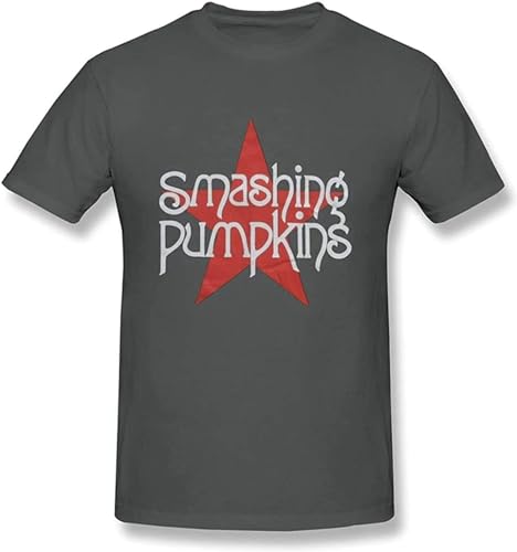 The Smashing Pumpkins Tour 2015 Logo T-Shirt for Men Black Grey Size M von DUOJIMEI