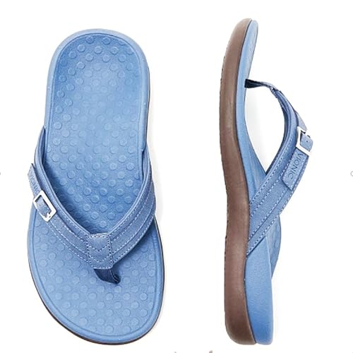 DUOMIYX Flip Flops Frauen Mode Pu Flip-Flops Lässig Im Freien Große Strandsandalen Im Freien von DUOMIYX