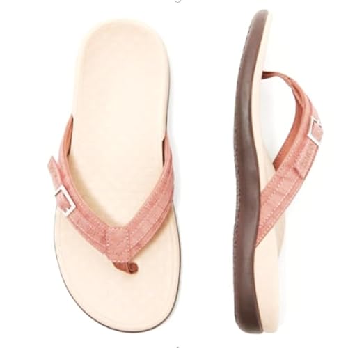 DUOMIYX Flip Flops Frauen Mode Pu Flip-Flops Lässig Im Freien Große Strandsandalen Im Freien von DUOMIYX