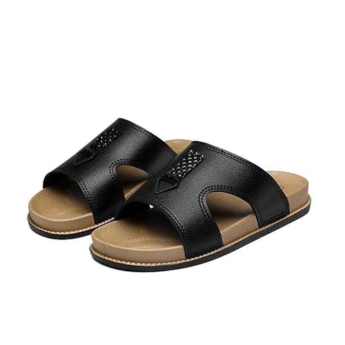 DUOMIYX Flip Flops Männer Farbenblöcke Mit Weich Gestellten Hausschuhen Outdoor-Freizeitstrandschuhe Im Freien von DUOMIYX