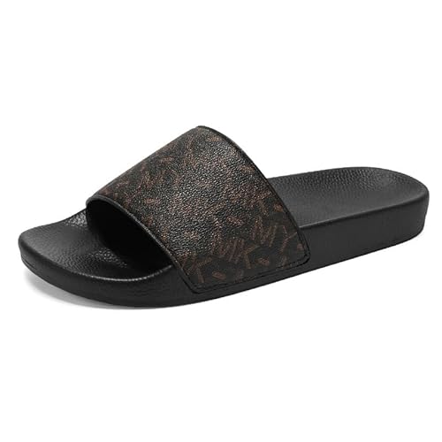 DUOMIYX Flip Flops Männer Mode Gedruckte Hausschuhe Nicht-Rutsch-Strandruhrschuhe von DUOMIYX