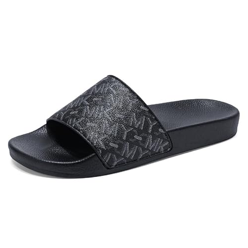 DUOMIYX Flip Flops Männer Mode Gedruckte Hausschuhe Nicht-Rutsch-Strandruhrschuhe von DUOMIYX