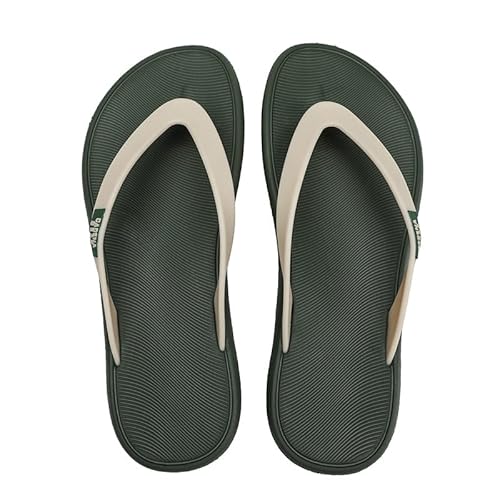 DUOMIYX Flip Flops Männer Modische Nicht Glatte Eva Flip-Flops Sommer Im Freien Atmungsaktive Strandflip-Flops Im Freien von DUOMIYX
